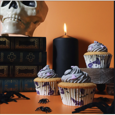 Καραμελόχαρτα Halloween Μάγοι Ø50x28mm Foil x30 PME
